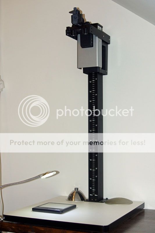 Making a macro stand out of an enlarger stand Dyxum